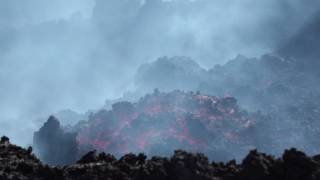 Etna volcano lava flow March 2017 [upl. by Reneta]