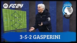 Gasperini 352 Atalanta EA FC 24 Tácticas [upl. by Ikuy261]