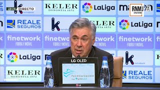 Rueda de prensa de ANCELOTTI post Real Sociedad 02 Real Madrid 04122021 [upl. by Mcleroy]