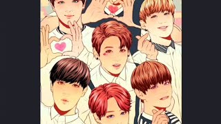 BTS💜😍coloring ai images bts art kpop btsarmy fypシ゚viral [upl. by Esmerelda]