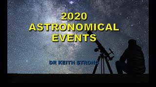 2020 Astronomy Events [upl. by Carmelita]