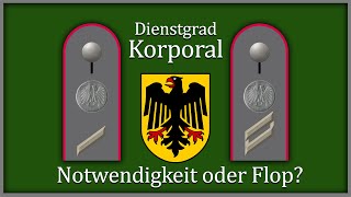 Korporal beim Bund Notwendig oder Flop Ein Kommentar [upl. by Nitsej]