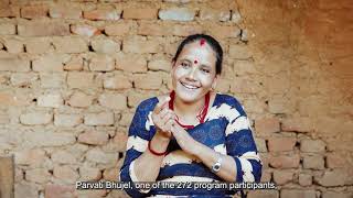 Ratmate Livelihood Restoration Program  Parvati Bhujels Story [upl. by Ahsinra]