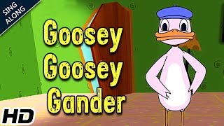 Goosey Goosey GanderHD SING ALONG Nursery Rhyme  Popular Nursery Rhymes  Shemaroo Kids [upl. by Inoy]