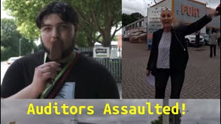 UK Auditors get attacked Compilation 4 [upl. by Acinomal859]