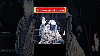 5 Enemies Of Islam😡😱 hadees shorts islam allah amazingfacts shortsfeed [upl. by Airdnaid]