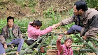 Homeless man and 15 year old mute girl lifes  Niece left after completing the roof [upl. by Ramraj]