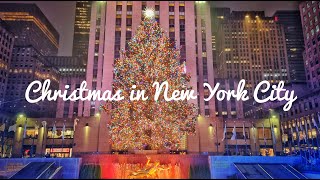 Christmas magic in NEW YORK  Top 7 Places and Activities  4K [upl. by Laeahcim666]