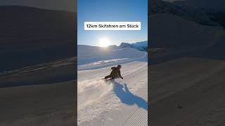 Längste TALABFAHRT ever Schon gemacht ⛷️ [upl. by Neirrad890]