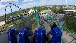 Kraken Rollercoaster at Sea World Orlando [upl. by Alesig346]