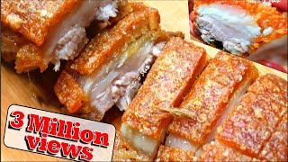 LECHON KAWALI  THE SECRET OF COOKING SUPER CRISPY amp JUICY LECHON KAWALI  超サクサク  LITSON KAWALI [upl. by Eusassilem325]