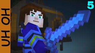 Sword Fight  Minecraft Story Mode  Episode 5 Part 5 End [upl. by Okimat]