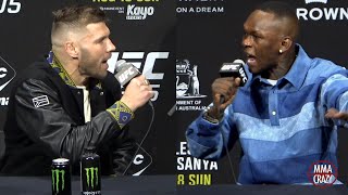 Dricus Du Plessis vs Israel Adesanya Press Conference Highlights UFC 305 [upl. by Htiekram]