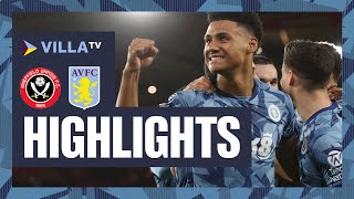 MATCH HIGHLIGHTS  Sheffield United 05 Aston Villa [upl. by Nnyliram43]