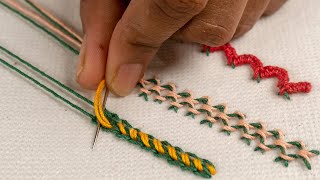 10 Most Unusual Hand Embroidery Stitches for Beginners [upl. by Absalom]