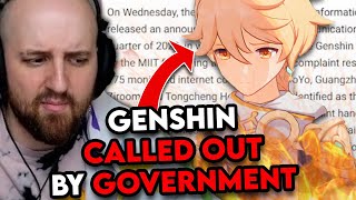 Chinese GOVERNMENT PRESSURES Genshin Impact To CHANGE [upl. by Landbert459]