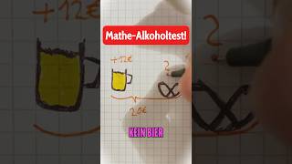 MatheAlkoholtest Was kostet die Brezel mathe rätsel matherätsel [upl. by Minsk]