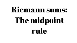 How to use Right left  midpoint riemann sum approximation كيف توجد المساحة باستخدام مجاميع ريمان [upl. by Aliuqaj565]