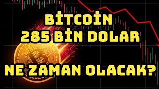 BİTCOİN 285 BİN DOLAR OLACAK ⚠️ NE ZAMAN YÜKSELECEK ⚠️ bitcoin bitcoinanaliz bitcoincash [upl. by Ryhpez]