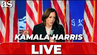 KAMALA HARRIS campaigns in NORTH CAROLINA  US ELECTION LIVE [upl. by Eilla131]