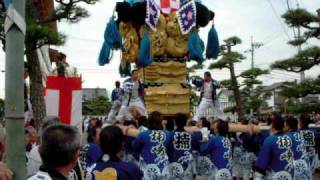 平成20年新居浜祭り 楠崎太鼓台 ～榎本（田之上）入り～ [upl. by Delle]