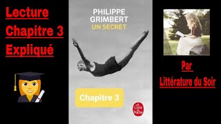 3  Un secret  chapitre 3  livre audio  résumé  Philippe Grimbert [upl. by Red]