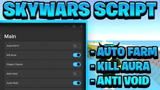 BEST NEW Skywars Script Pastebin  ROBLOX Auto Farm Kill Aura [upl. by Ulla]