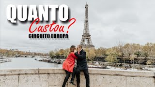 QUANTO CUSTA VIAJAR PARA EUROPA CIRCUITO DE 15 DIAS  DICA DE VIAGEM [upl. by Bennet866]