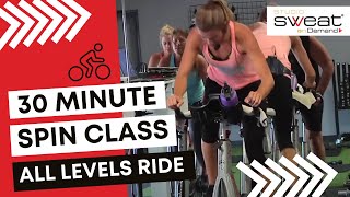 30 Minute Spin® Class  FAT TORCHING Indoor Cycling Workout for BEGINNERS amp ALL LEVELS [upl. by Eissalc956]