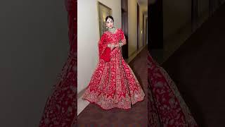 Rad lehenga designs Amar shop har prakar ke lehenge uplabdh hai 1million wedding viralvideo vr [upl. by Naujtna]