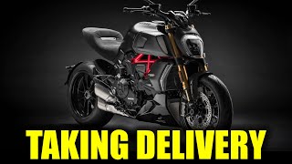 Taking delivery of my 2020 Ducati Diavel 1260 S [upl. by Carver634]