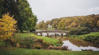 Autumn at Stourhead  a Peaceful Garden Tour and Pride amp Prejudice Locations [upl. by Lleruj]