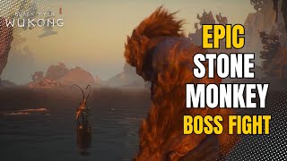 Epic Stone Monkey Boss Fight  Black Myth Wukong [upl. by Britton]