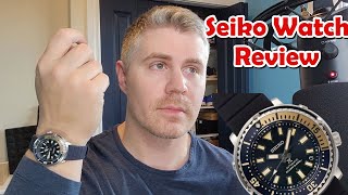 Seiko Diver Review  Mens Watch  Baby Tuna SRPF81 [upl. by Cacilia]