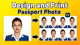 How to Design and Print a Perfect 4x6 Passport Photo in Photoshop – Quick amp Easy Tutorial [upl. by James964]