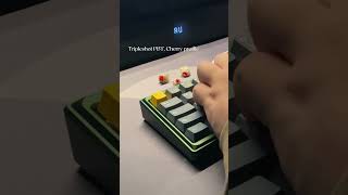 Do These Switches Sound CREAMY Cream Soda Sound Test With Different Keycaps shorts soundtest [upl. by Boor]