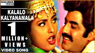 Kalalo Kalyanamala Full Video Song  Peddannayya Movie  Balakrishna Indraja Roja [upl. by Aleek]