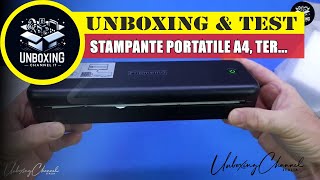 Stampante Portatile A4 termica Connessione Bluetooth e USB  Phomemo M834 [upl. by Juley678]