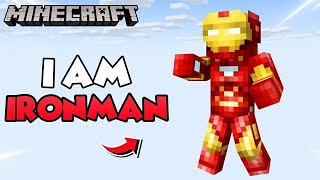 I became Iron man in Minecraft minecraft gaming ironman ironmanstatus [upl. by Bores]