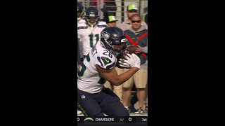 Zach Charbonnet rushes for a 23yard Gain vs San Francisco 49ers [upl. by Aneerol]