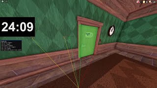 DOORS THE BACKDOOR  HOTEL  ROOMS WORLD RECORD SPEEDRUN NO CHEATS [upl. by Anirbed]