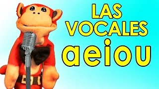 La Canción de las Vocales TODAS LAS LETRAS A E I O U  Show del Mono Sílabo leyendojuntos [upl. by Haidebej]