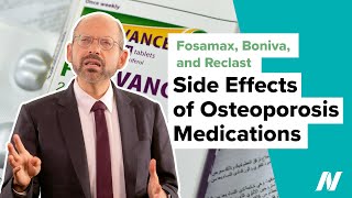 Side Effects of Osteoporosis Medications Like Fosamax Boniva and Reclast [upl. by Sion]