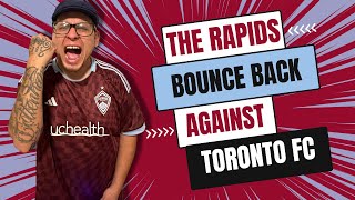 WOW Colorado Rapids Secure Impressive 20 Win Against Toronto FC [upl. by Ecerahs]