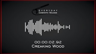 Creaking Wood  HQ Sound Effects [upl. by Cynthy322]