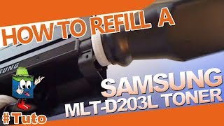 How To refill A MLTD203L Samsung Toner [upl. by Eisenhart636]