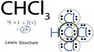 CHCl3 Lewis Structure How to Draw the Lewis Structure for CHCl3 [upl. by Chisholm]