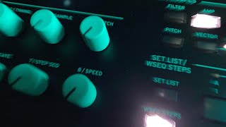 Korg wavestate  dying stars  Droning Space Ambient Session [upl. by Eneles]