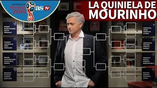 La quiniela de Mourinho para el Mundial 2018 ojo a España y Portugal  Diario AS [upl. by Graces950]