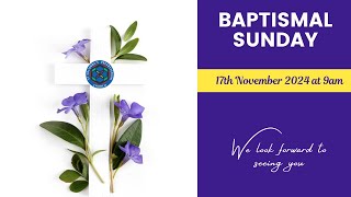 Sunday Service  17th November 2024 at 9am [upl. by Oicnedurp]